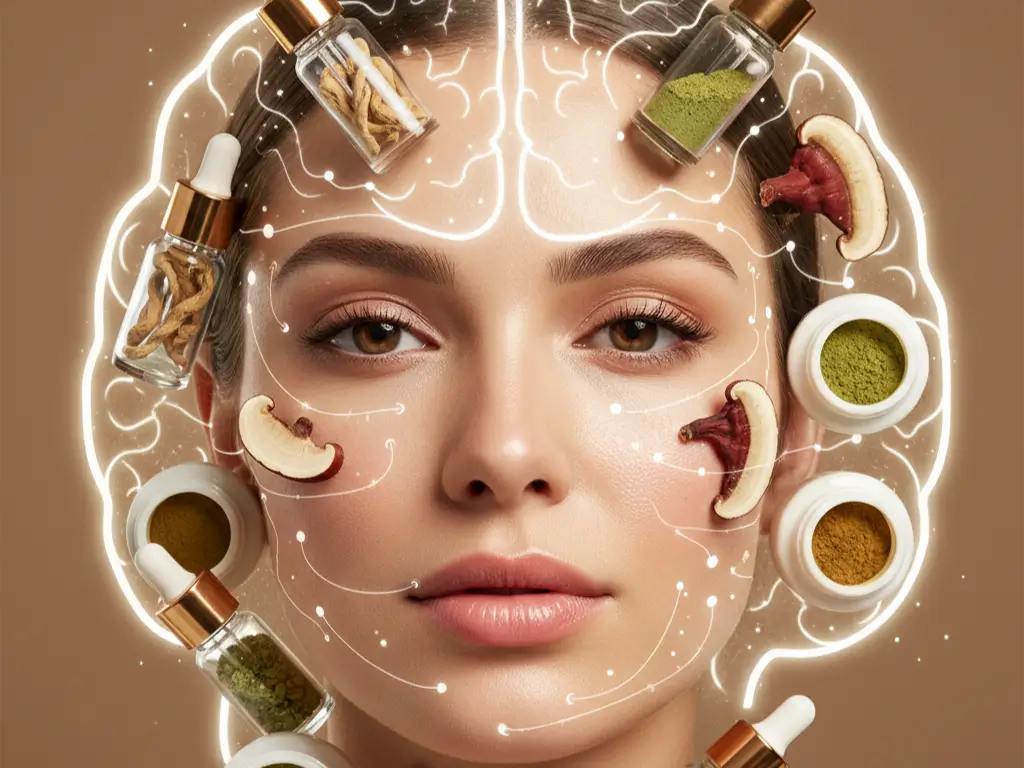 Adaptogens and Nootropics in Skincare