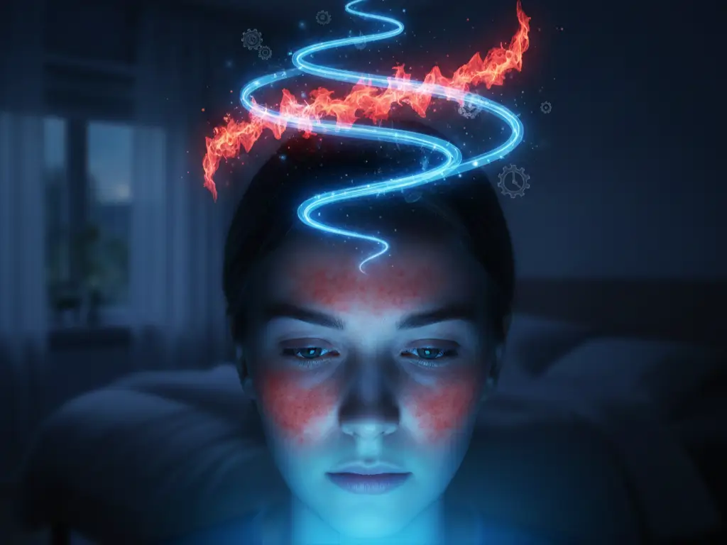 Blue Light, Cortisol, and Skin Inflammation