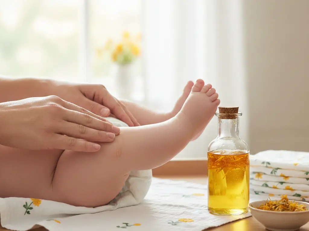 Calendula-Infused Oil for Diaper Rash
