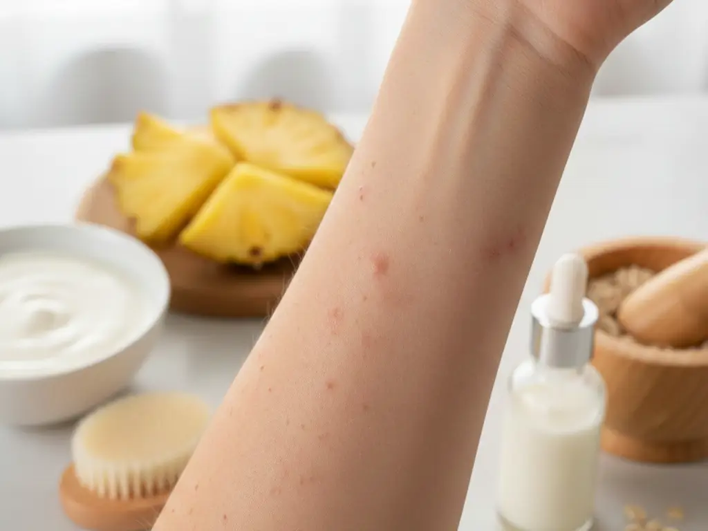 Treat Keratosis Pilaris with Natural Exfoliants